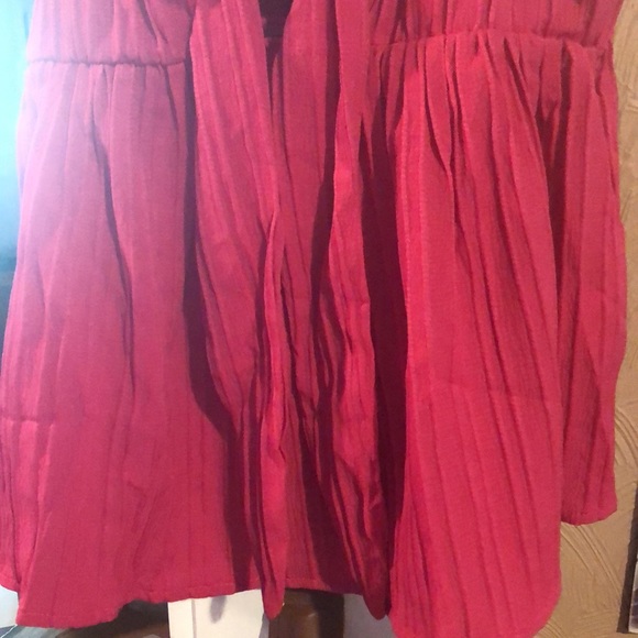 Pink tie front top - Picture 4 of 5